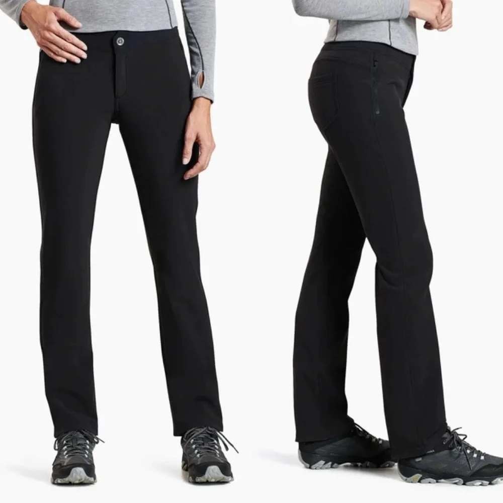 KUHL Women's Frost Softshell Fleece Lined Water Resistant Pants Size 10 Short